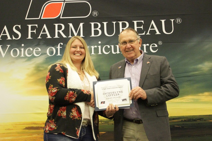 Jacquelyne Leffler Kansas Farm Bureau discussion meet winner