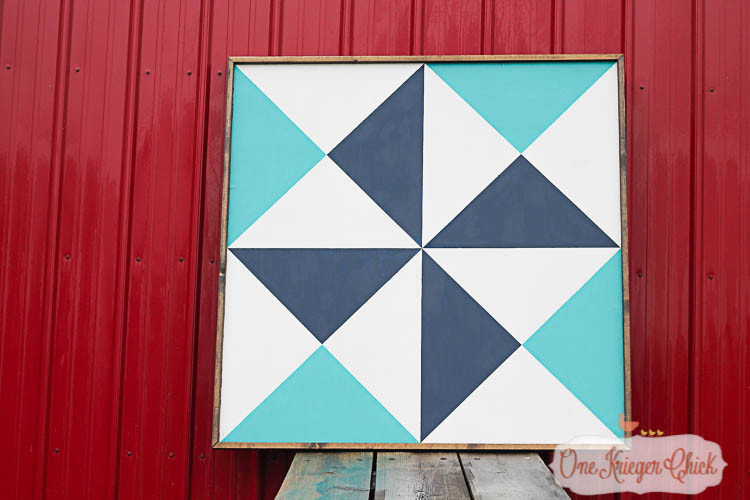 finished barn quilt