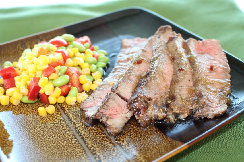 Marinated Sirloin with Edamame Succotash | Chef Alli | Kansas Living