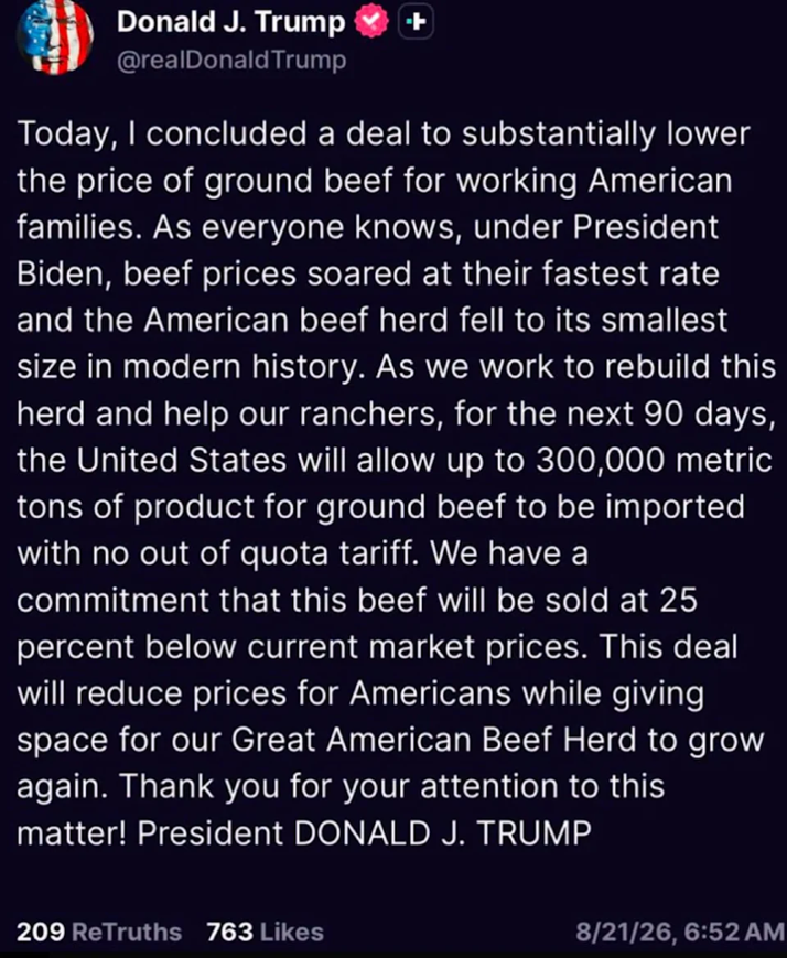 trump beef imports