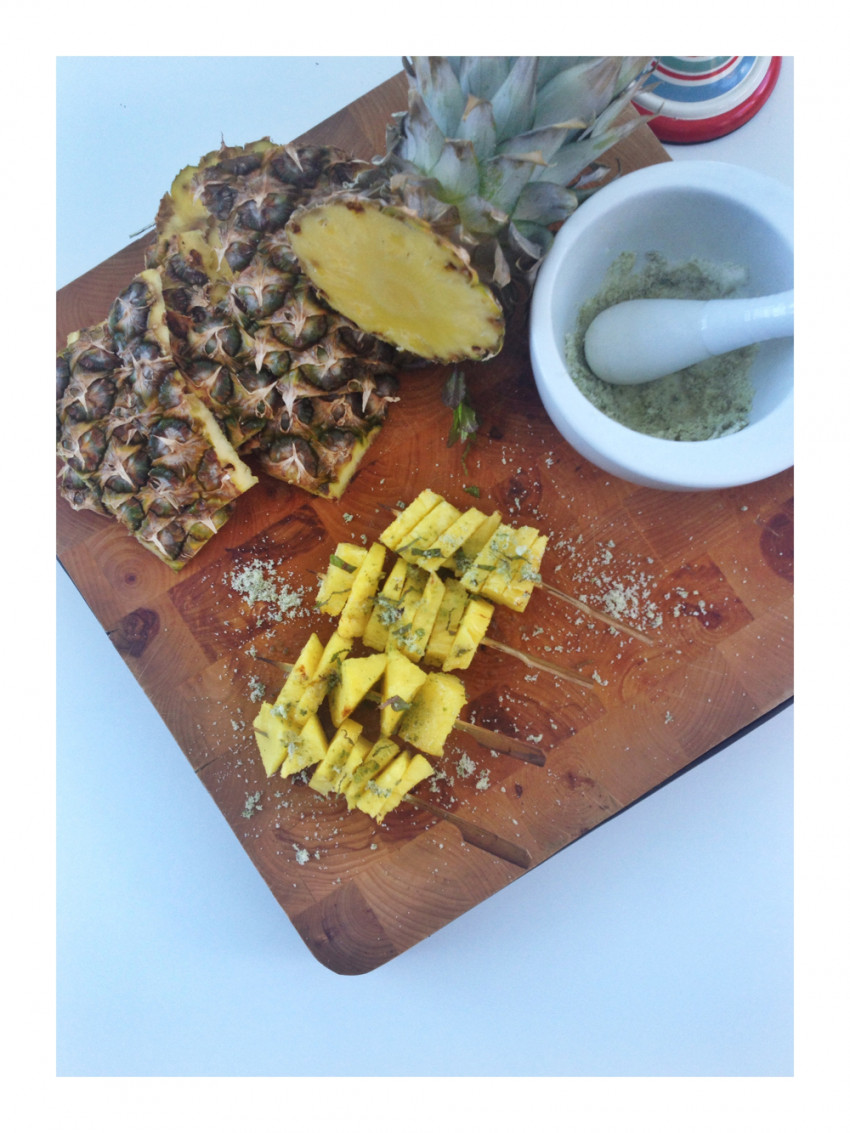 pineapple skewers