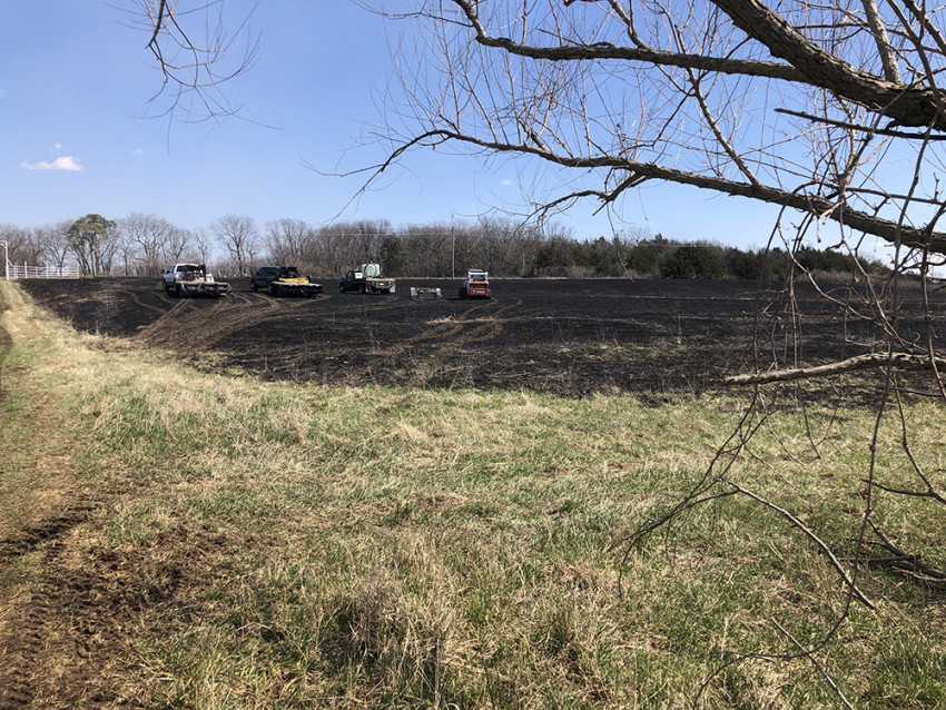 Prescribed burning in Kansas