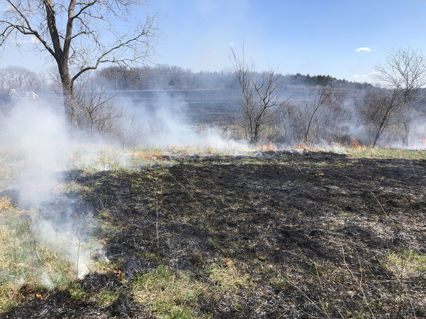 Prescribed burning in Kansas