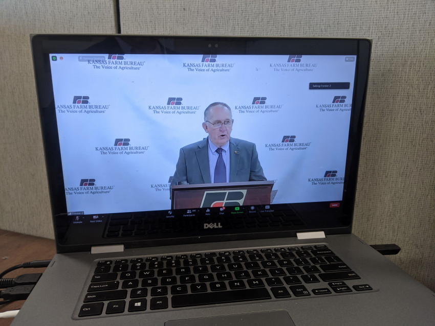 Rich Felts during KFB's virtual annual meeting