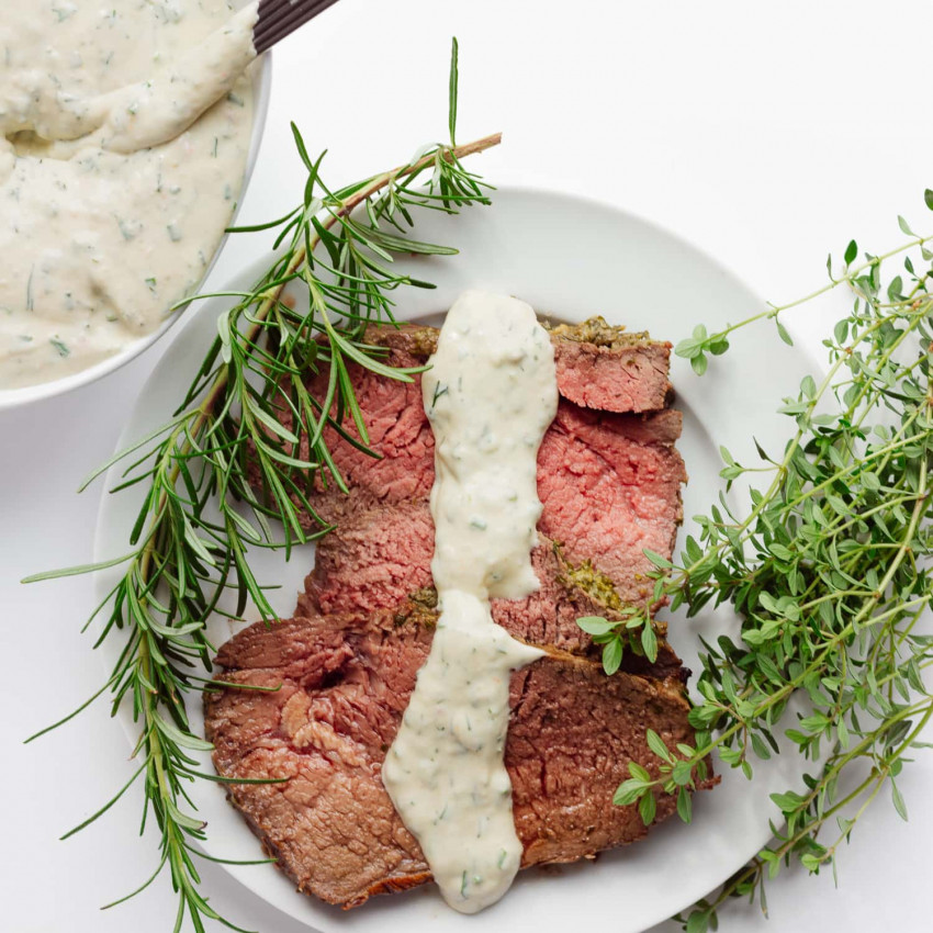 Herb Mustard Crusted Roast Beef