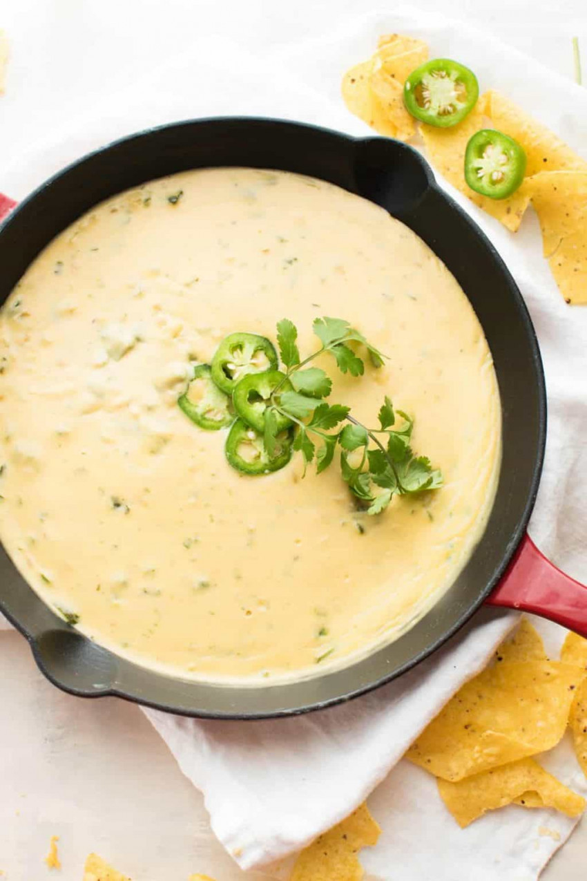 fire roasted poblano queso dip