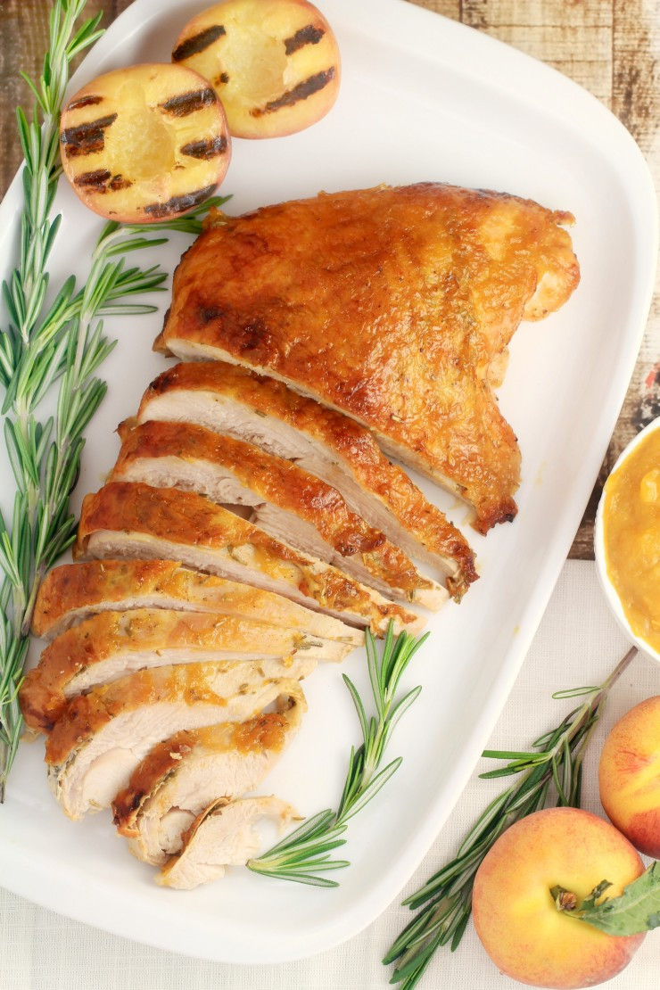 Peach-Glazed Roasted Turkey Breast