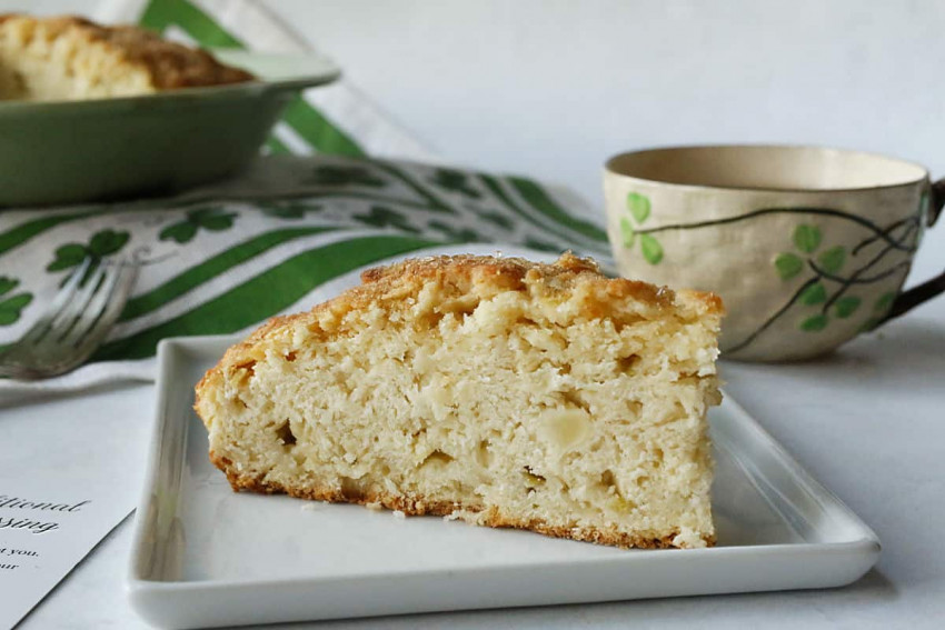 Irish apple cream scones