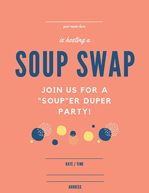 Soup Swap invite