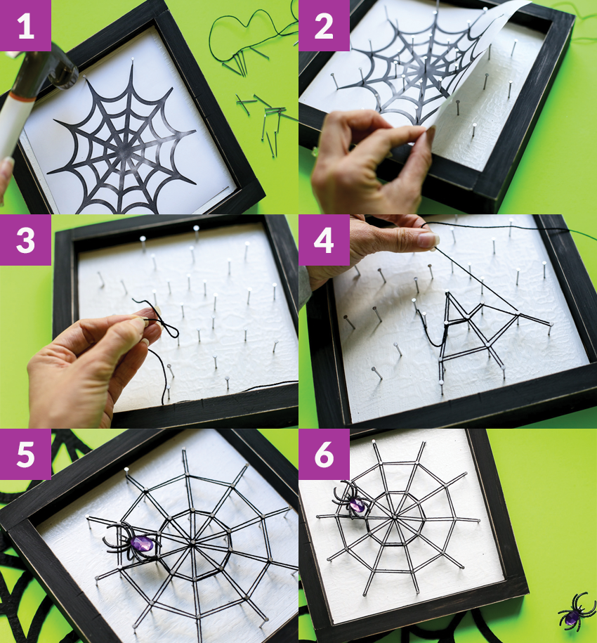 Kids Craft: Spiderweb String Art | Kansas Living Magazine kids-craft-spiderweb-string-art-kansas-living-magazine
