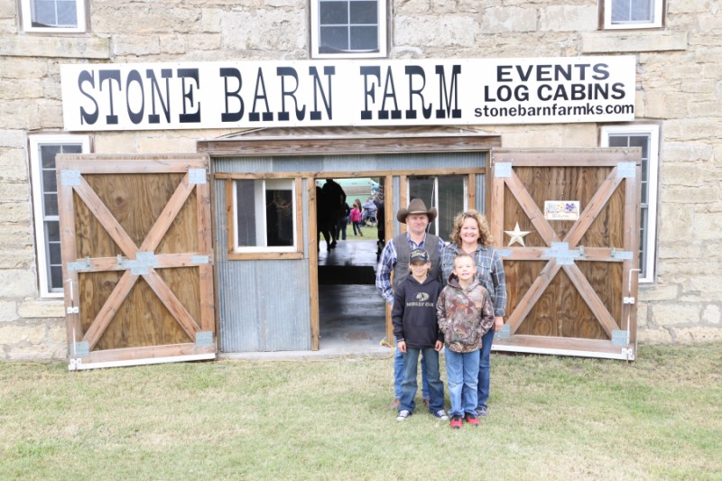 Stone Barn Farm And Log Cabins Kansas Living Magazine