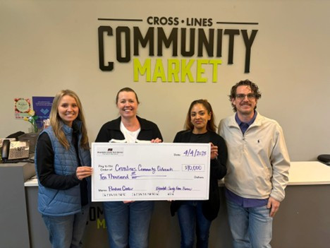 wyandotte county donates to cross lines