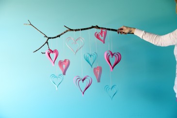 Valentine's kids heart craft
