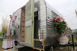 vintage camper in dexter