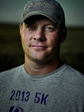 Stebner's book will feature Kansas farmers and ranchers like Rawlins County farmer Orrin Holle
