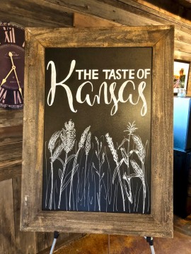 Taste of Kansas sign