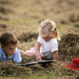 boy and girl reading