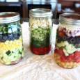 photo of jar salads